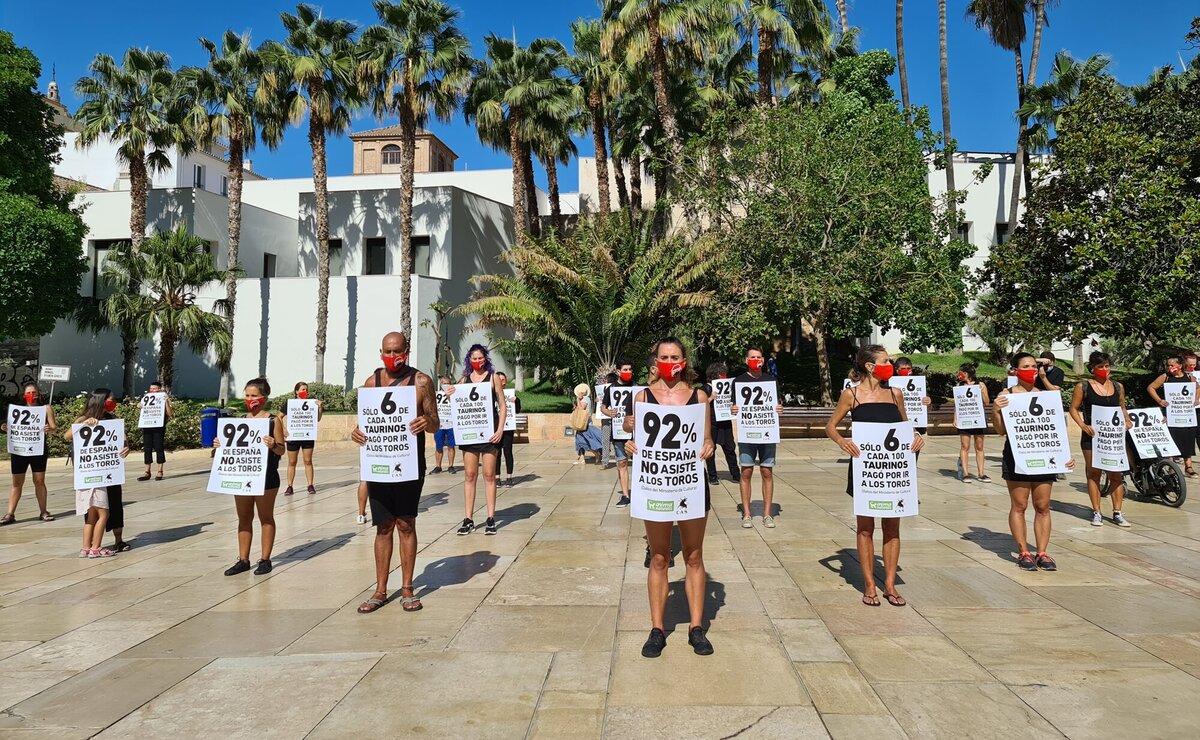 Protest in Málaga