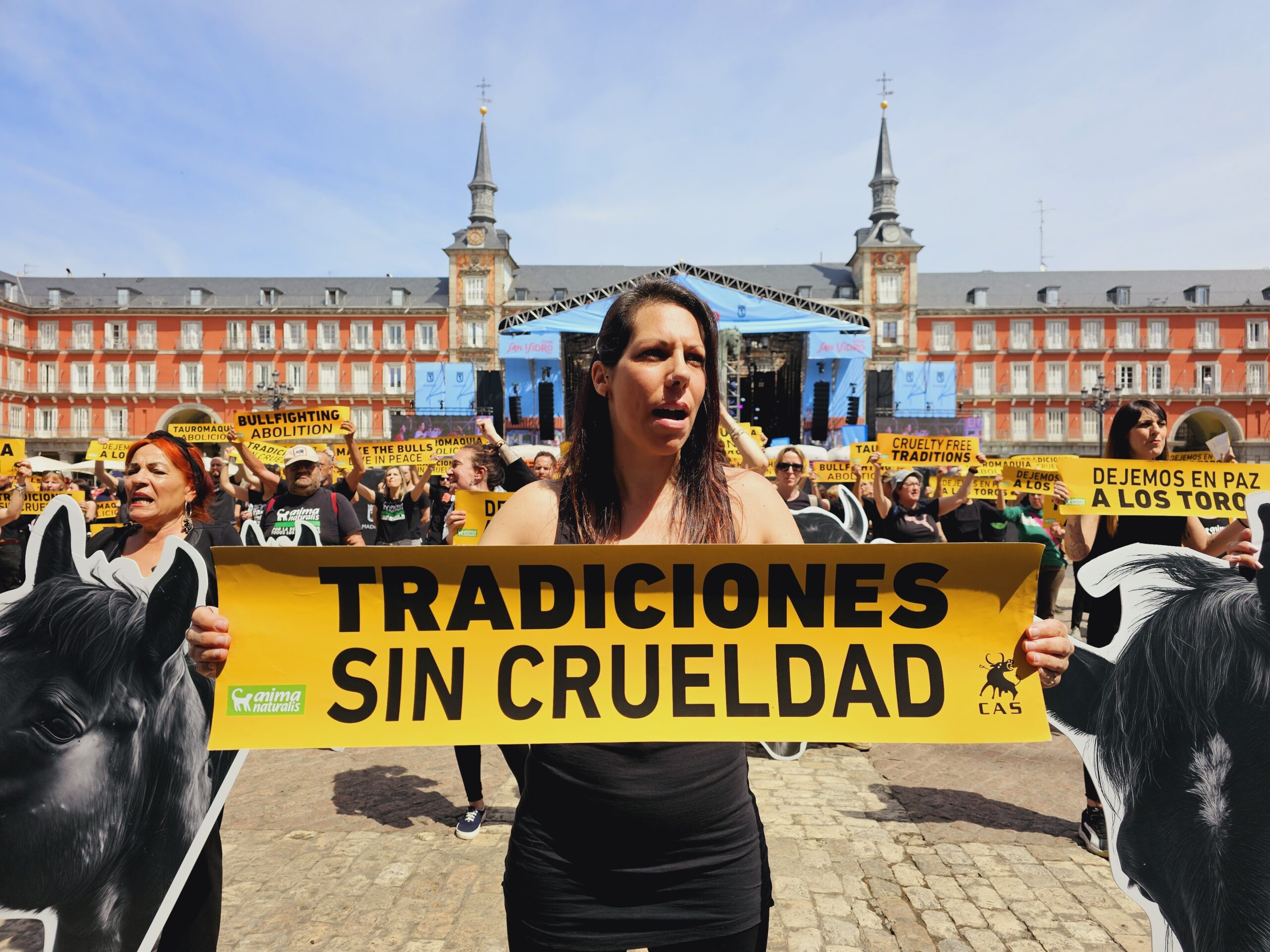 Protest Madrid 12 mei 2024