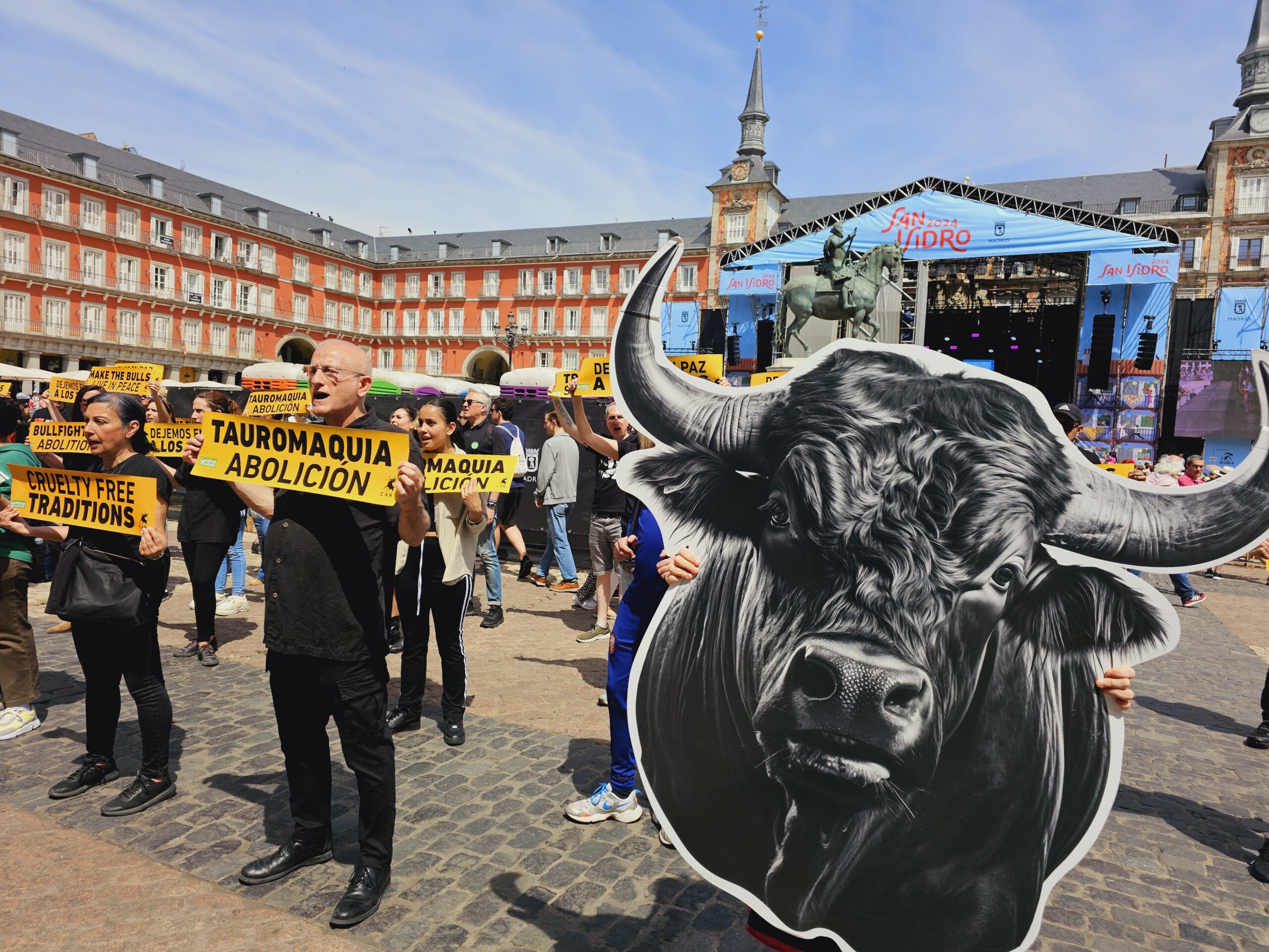 Protest Madrid 12 mei 2024